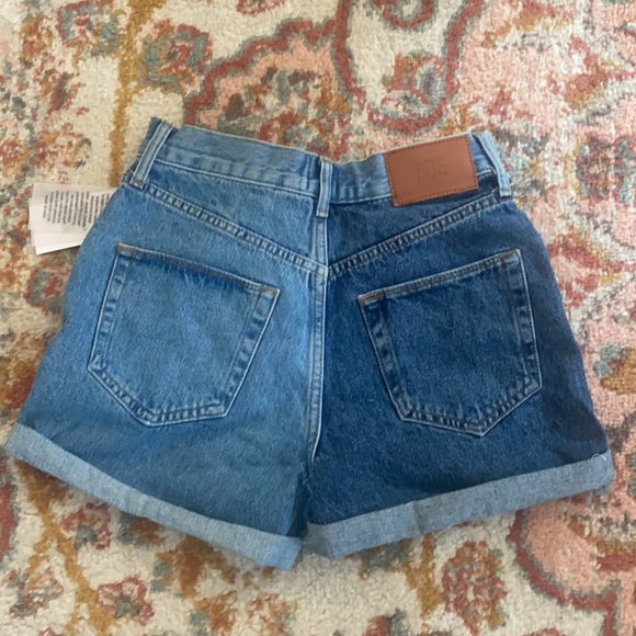 BDG Color Block Two Tone Denim Shorts - Picture 5 of 7